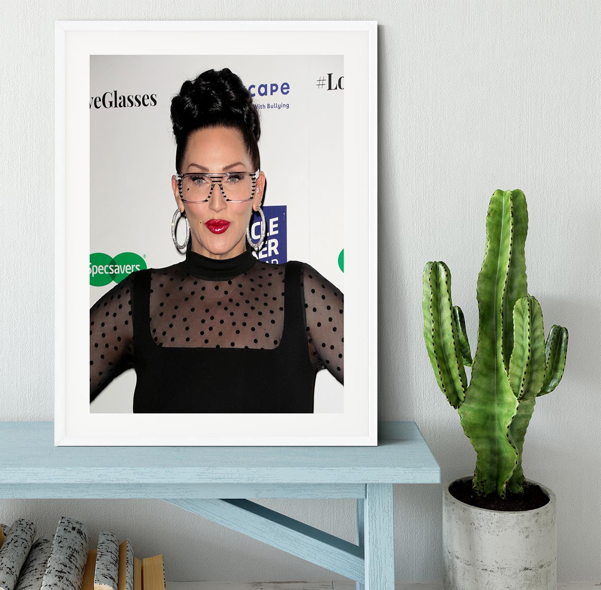 Michelle Visage Framed Print - Canvas Art Rocks - 5