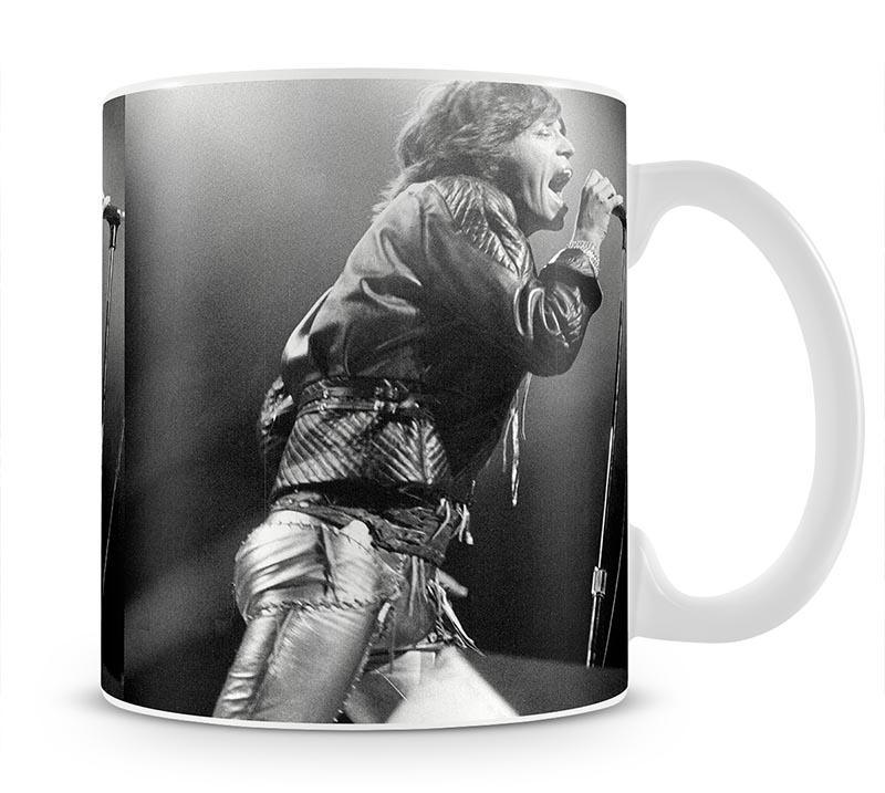 Mick Jagger 1973 Mug - Canvas Art Rocks - 1