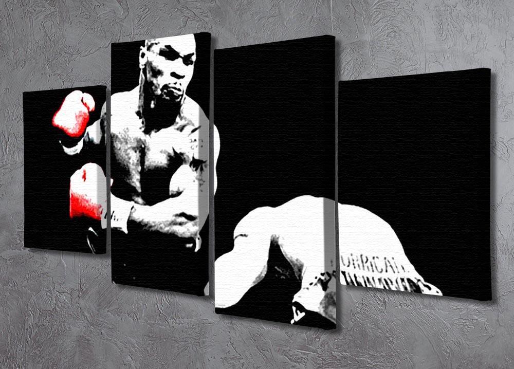 Mike Tyson Knockout 4 Split Panel Canvas - Canvas Art Rocks - 2