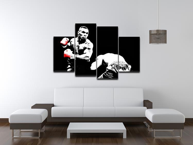 Mike Tyson Knockout 4 Split Panel Canvas - Canvas Art Rocks - 3