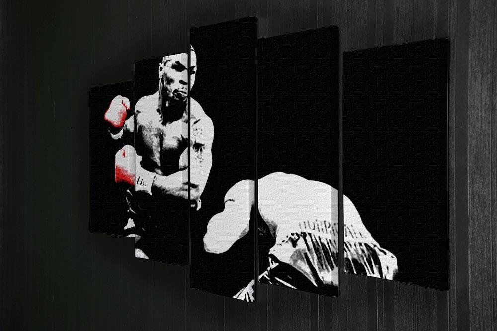 Mike Tyson Knockout 5 Split Panel Canvas - Canvas Art Rocks - 2