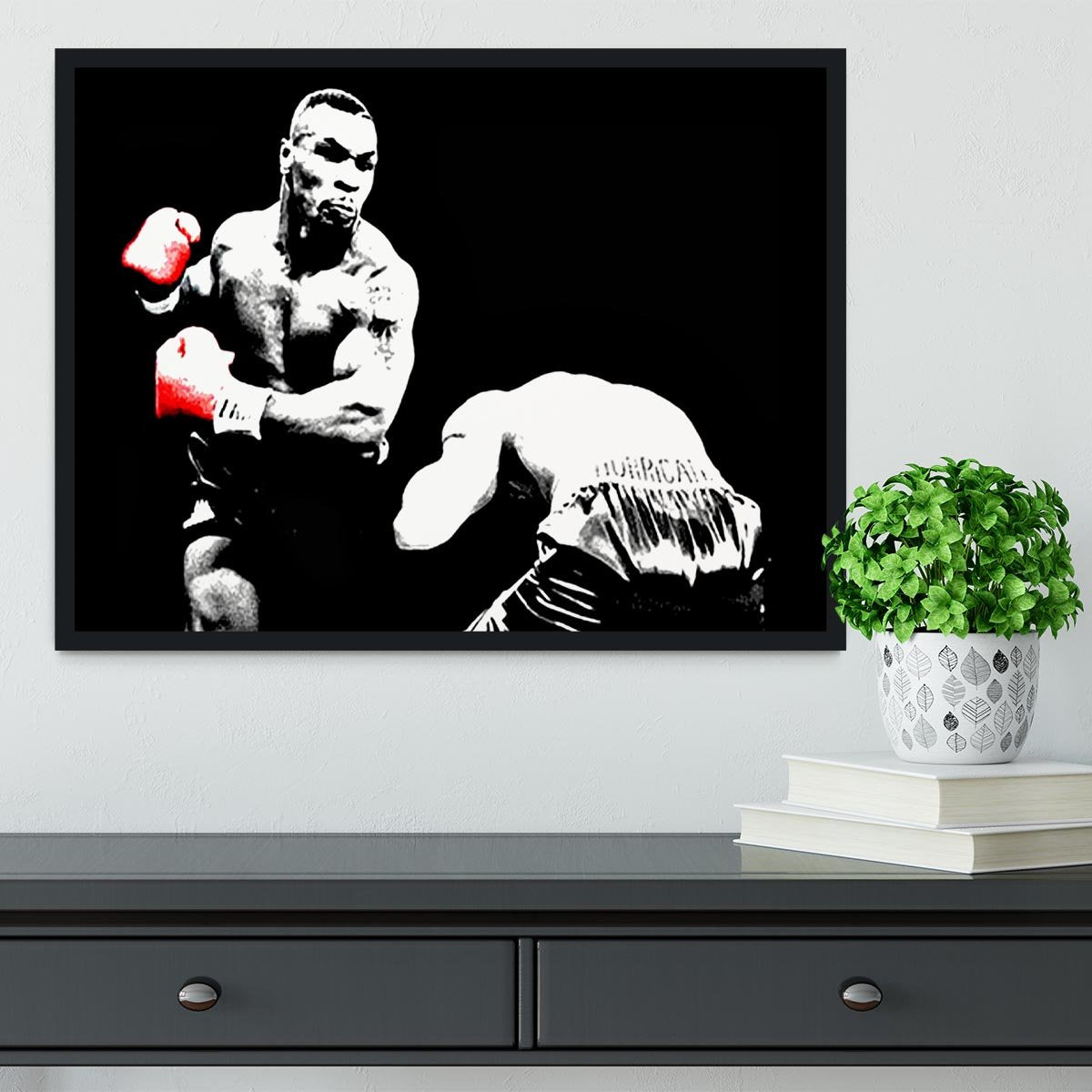 Mike Tyson Knockout Framed Print - Canvas Art Rocks - 2