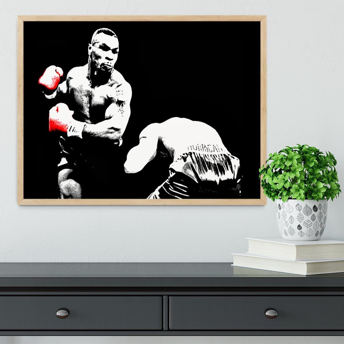 Mike Tyson Knockout Framed Print - Canvas Art Rocks - 4