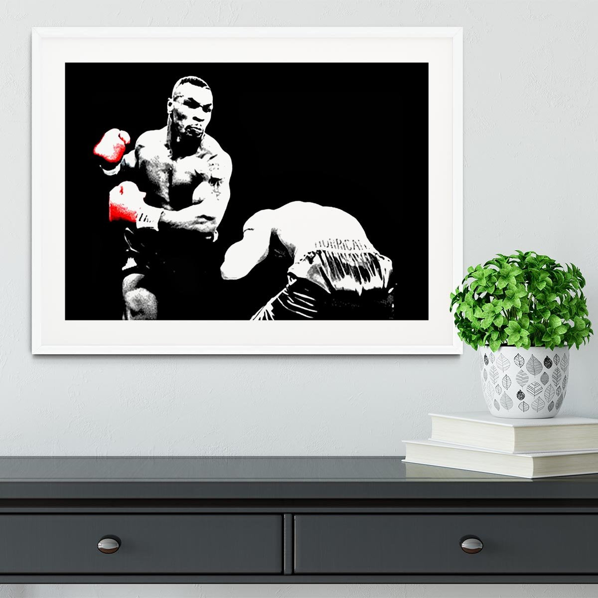 Mike Tyson Knockout Framed Print - Canvas Art Rocks - 5