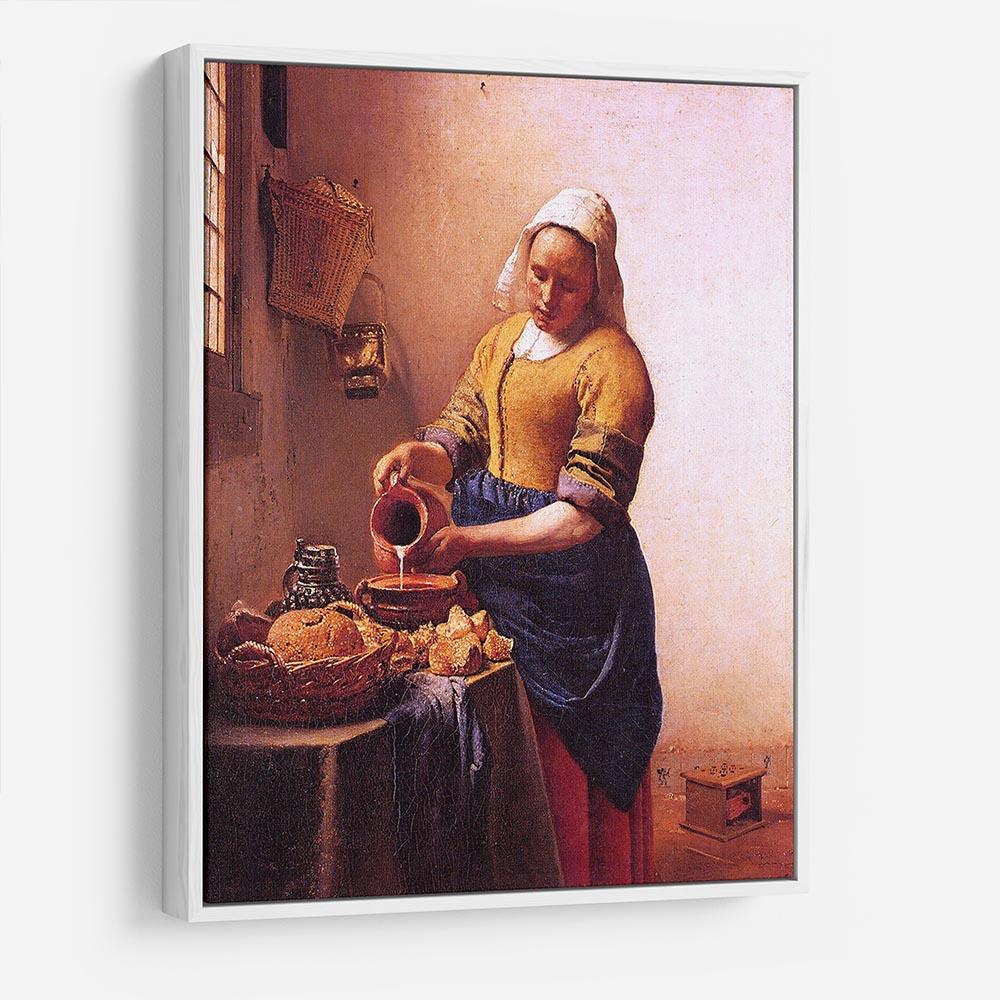Milk maid by Vermeer HD Metal Print - Canvas Art Rocks - 7