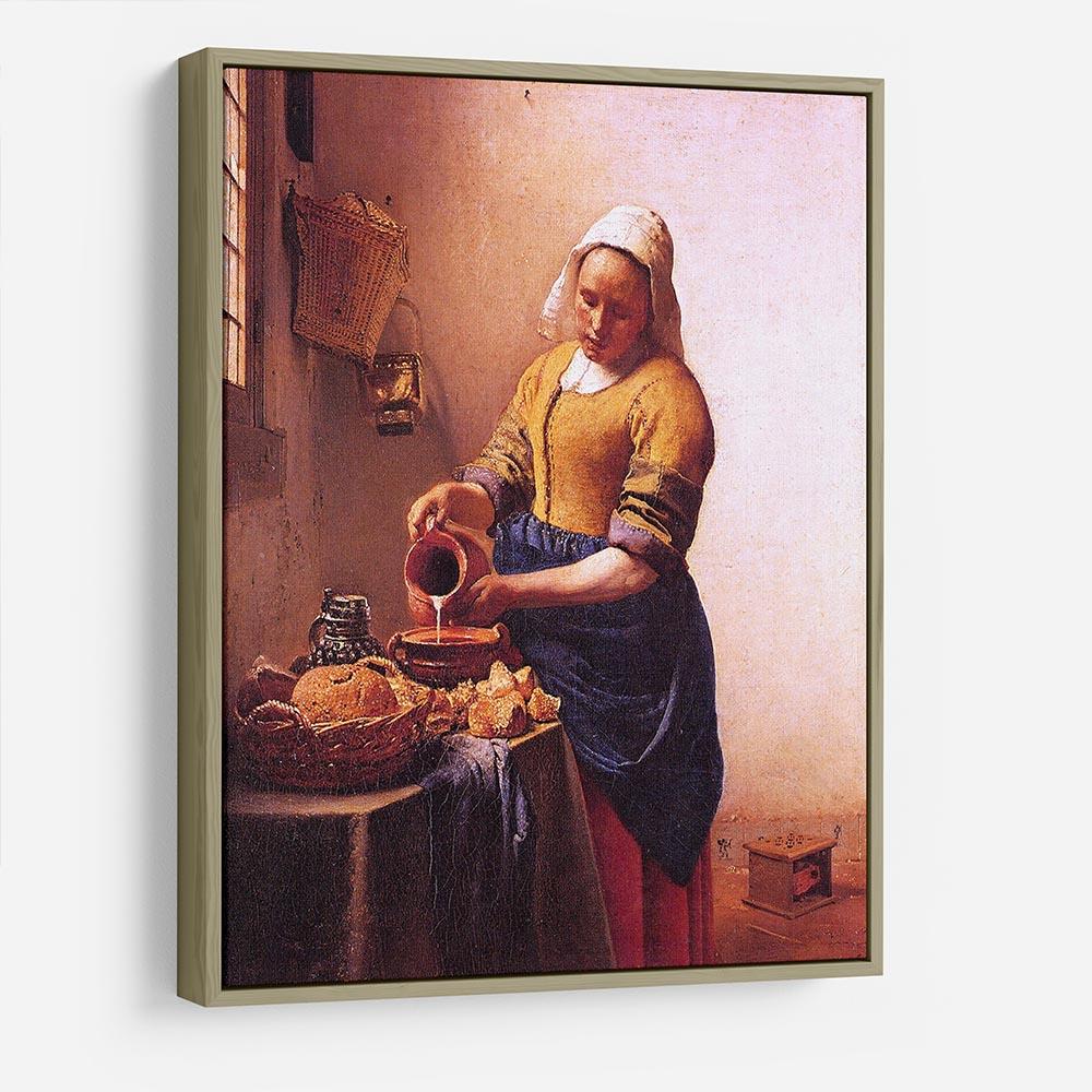 Milk maid by Vermeer HD Metal Print - Canvas Art Rocks - 8