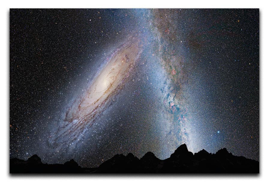 Milky Way Sky Canvas Print - Canvas Art Rocks - 1