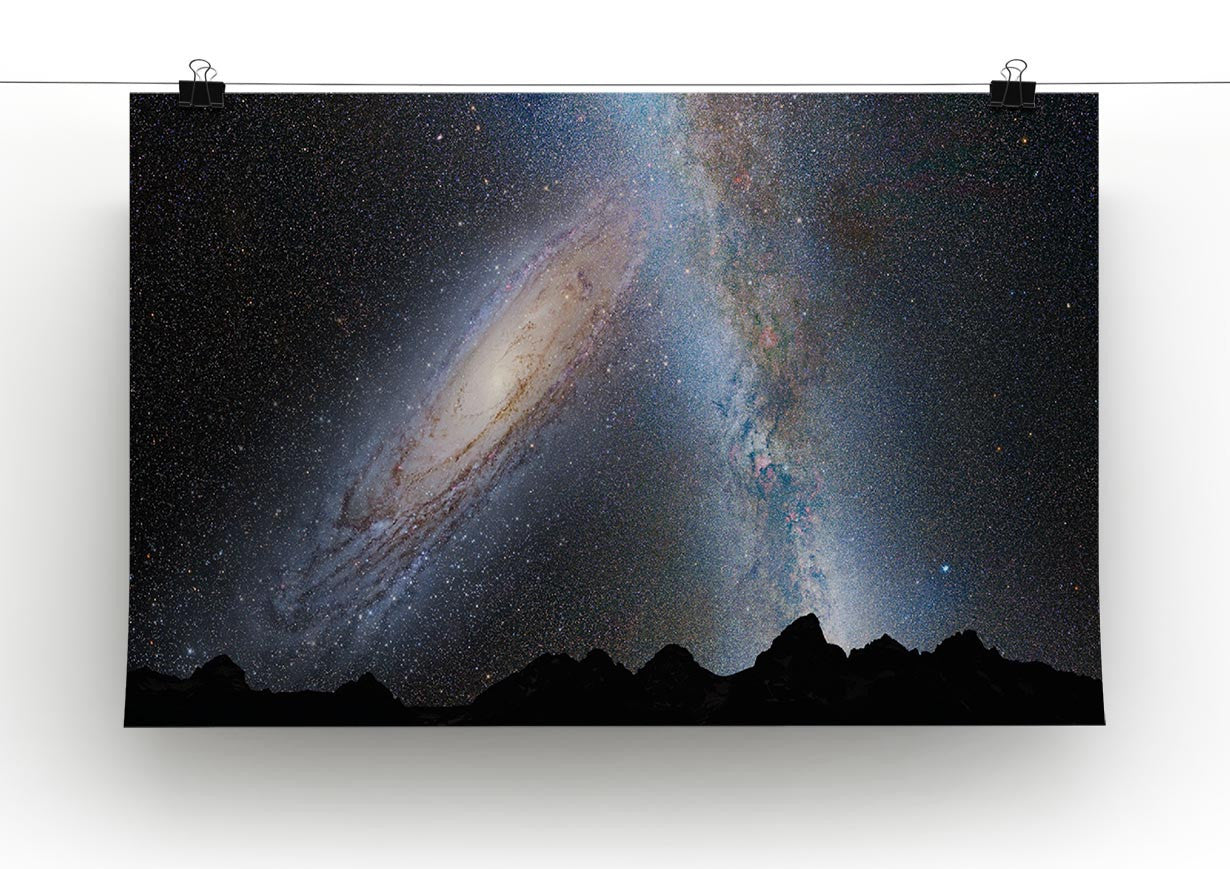 Milky Way Sky Canvas Print - Canvas Art Rocks - 2