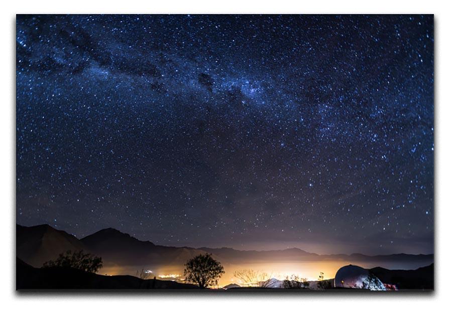 Milky Way over the Elqui Valley Canvas Print or Poster  - Canvas Art Rocks - 1