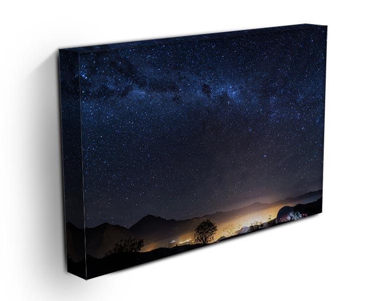 Milky Way over the Elqui Valley Canvas Print or Poster - Canvas Art Rocks - 3