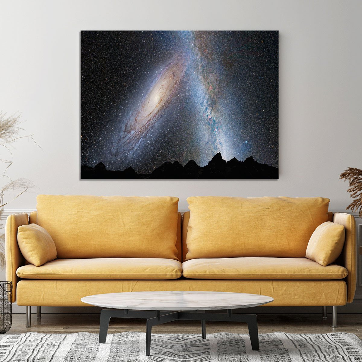 Milky Way Sky Canvas Print or Poster