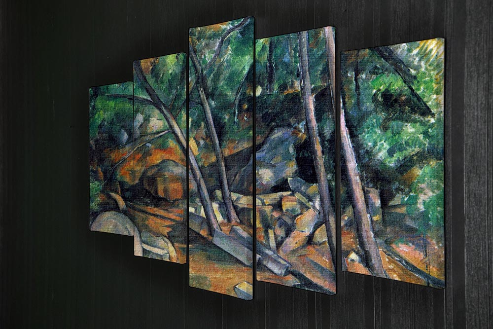 Mill Stone by Cezanne 5 Split Panel Canvas - Canvas Art Rocks - 2
