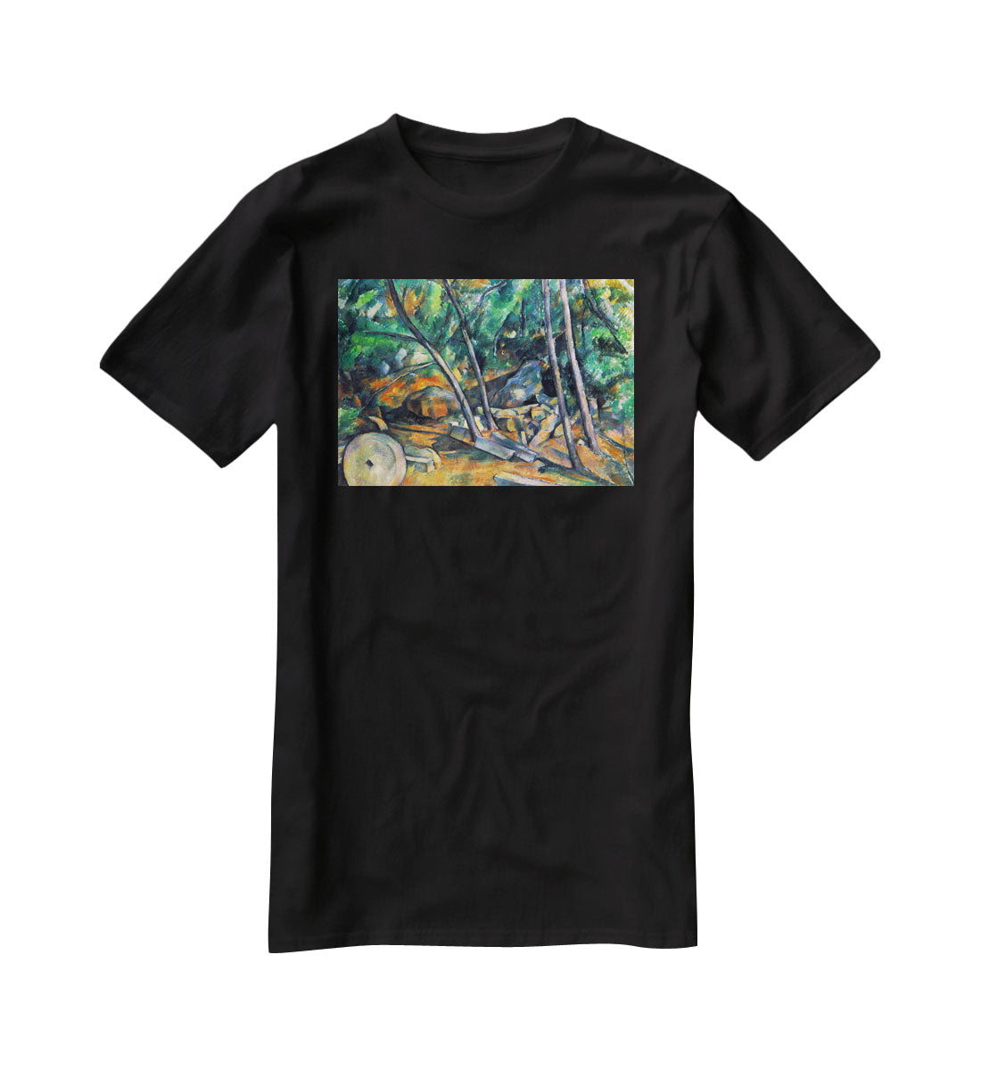 Mill Stone by Cezanne T-Shirt - Canvas Art Rocks - 1
