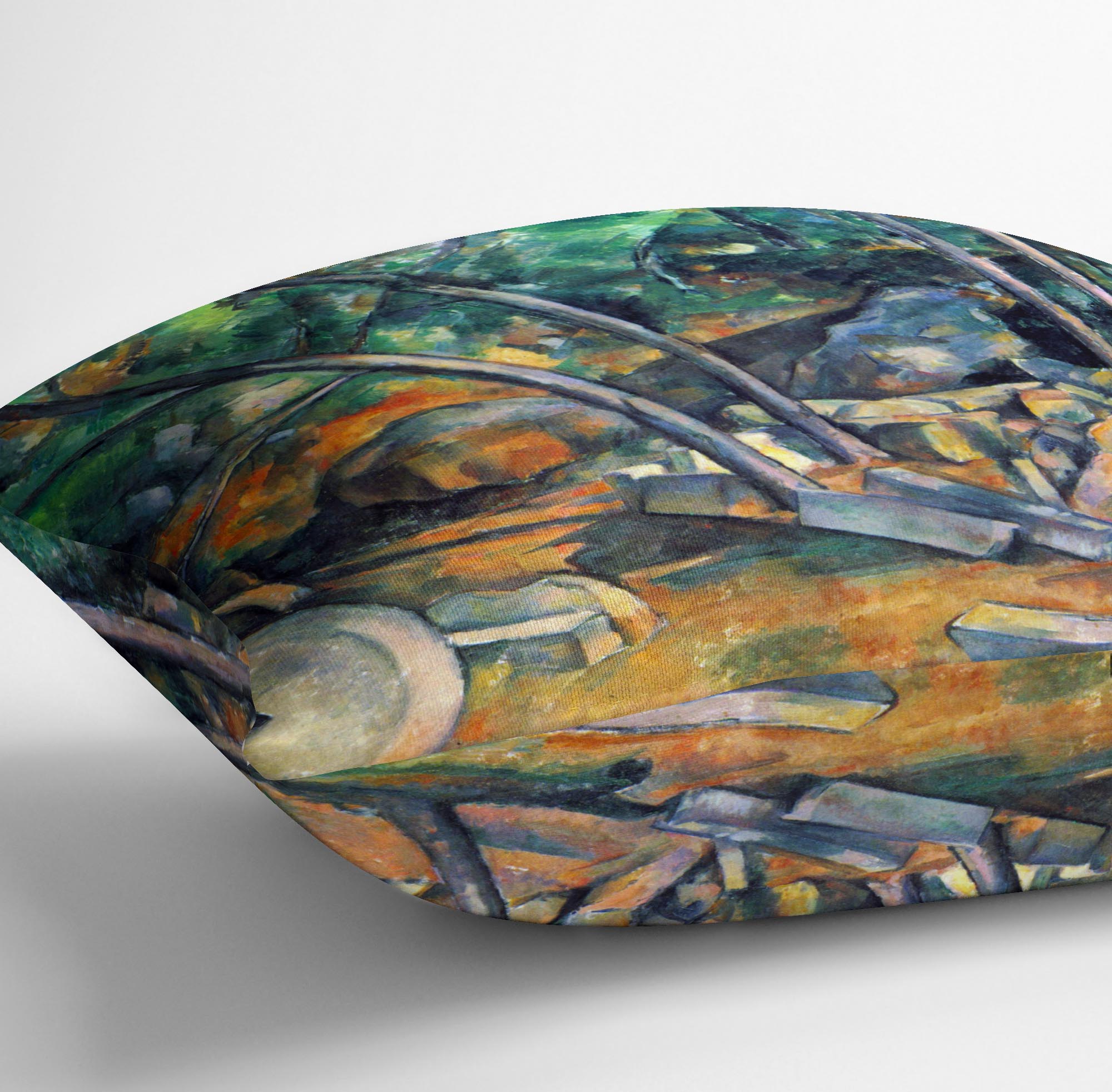 Mill Stone by Cezanne Cushion - Canvas Art Rocks - 3