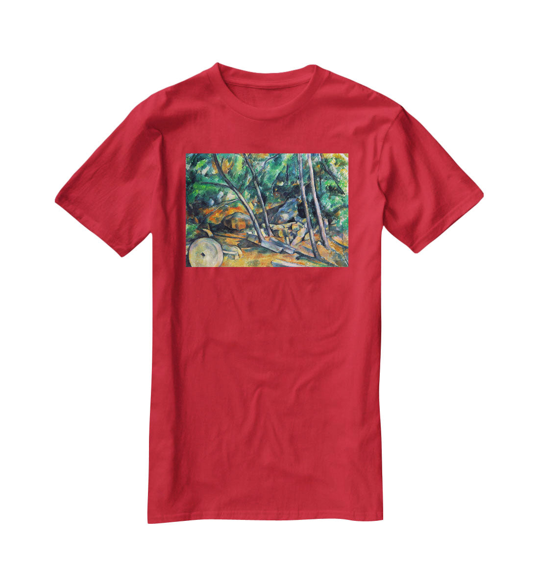 Mill Stone by Cezanne T-Shirt - Canvas Art Rocks - 4