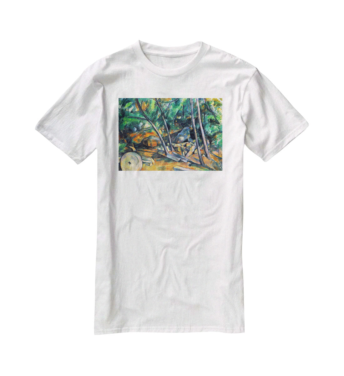 Mill Stone by Cezanne T-Shirt - Canvas Art Rocks - 5