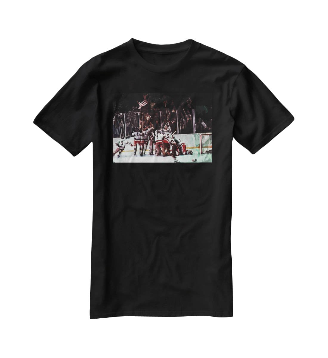 Miracle on Ice USA Ice Hockey Team T-Shirt - Canvas Art Rocks - 1