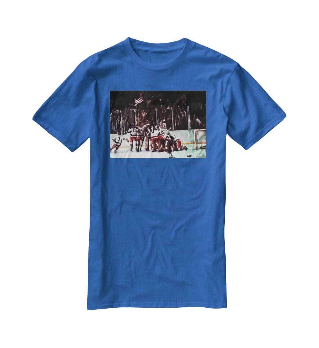 Miracle on Ice USA Ice Hockey Team T-Shirt - Canvas Art Rocks - 2