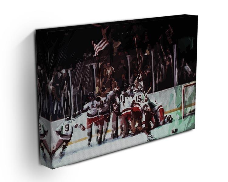 Miracle on Ice USA Ice Hockey Team Canvas Print or Poster - Canvas Art Rocks - 3