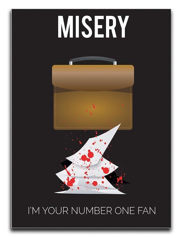 Misery Im Your Number One Fan Minimal Movie Canvas Print or Poster  - Canvas Art Rocks - 1