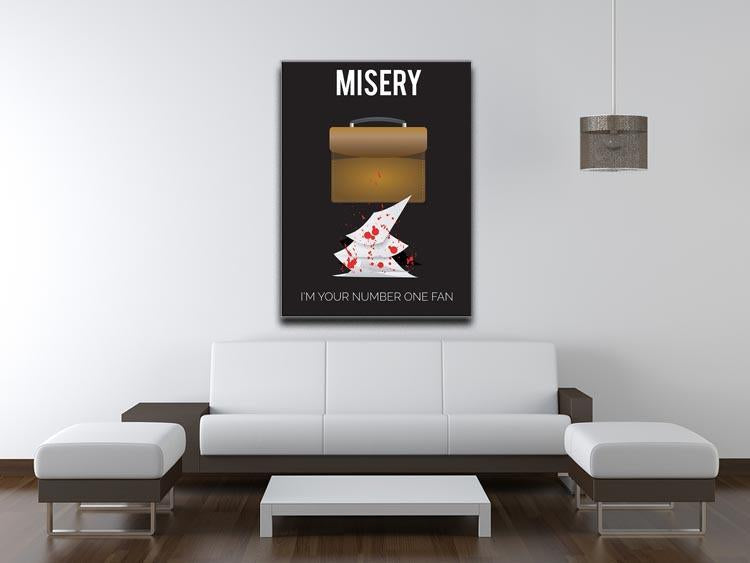 Misery Im Your Number One Fan Minimal Movie Canvas Print or Poster - Canvas Art Rocks - 4