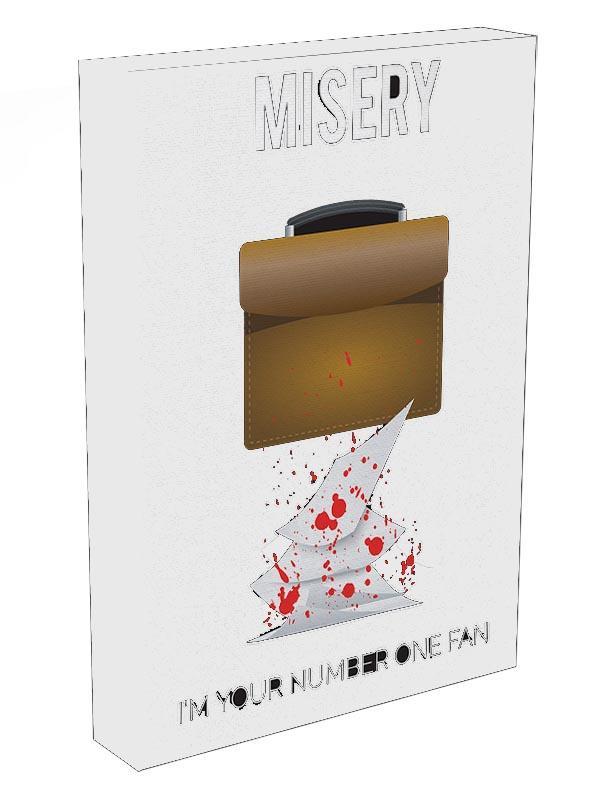 Misery Im Your Number One Fan Minimal Movie Canvas Print or Poster - Canvas Art Rocks - 3