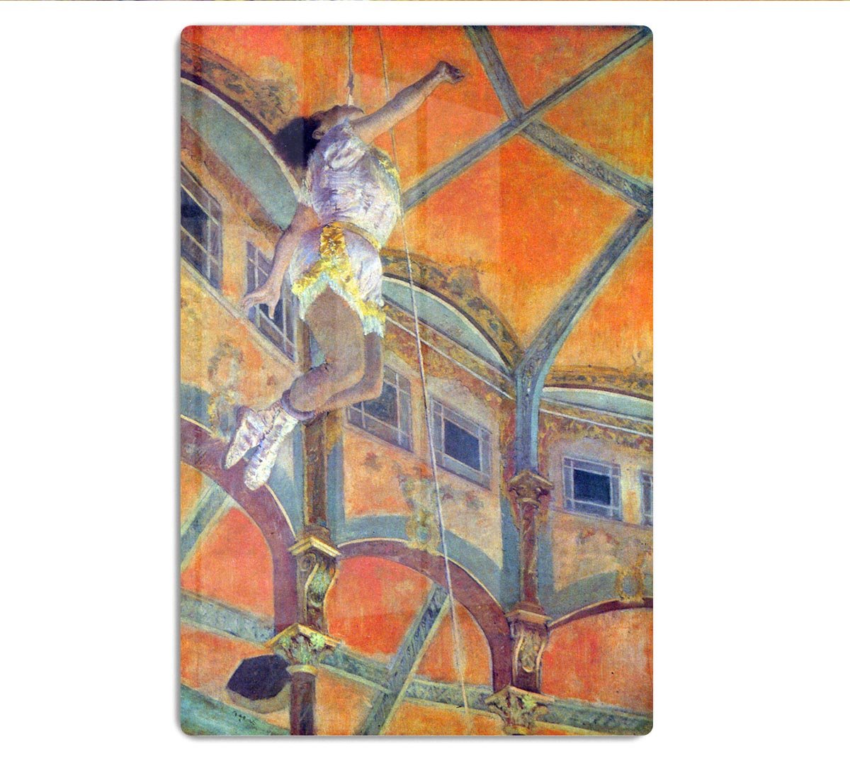 Miss Lala in Circus Fernando by Degas HD Metal Print - Canvas Art Rocks - 1