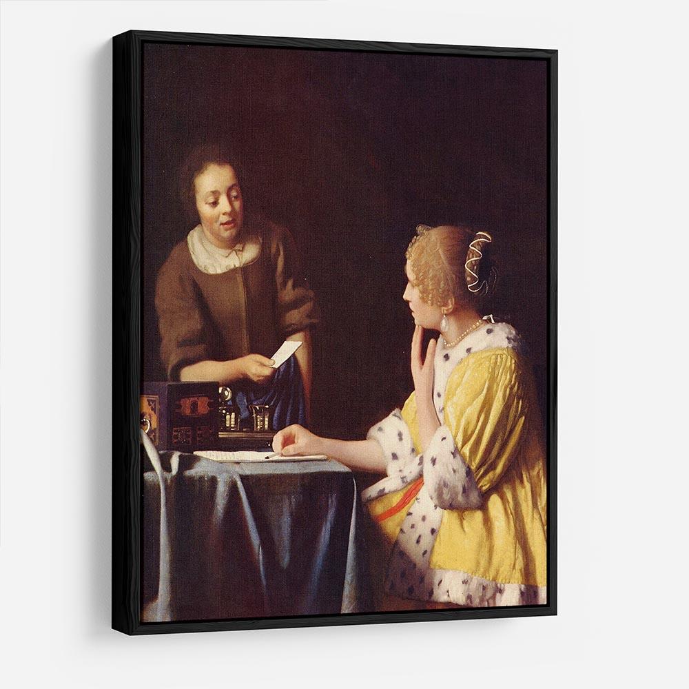 Mistress and maid by Vermeer HD Metal Print - Canvas Art Rocks - 6