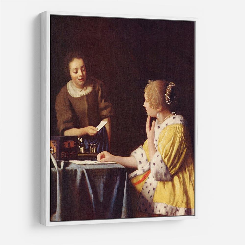 Mistress and maid by Vermeer HD Metal Print - Canvas Art Rocks - 7