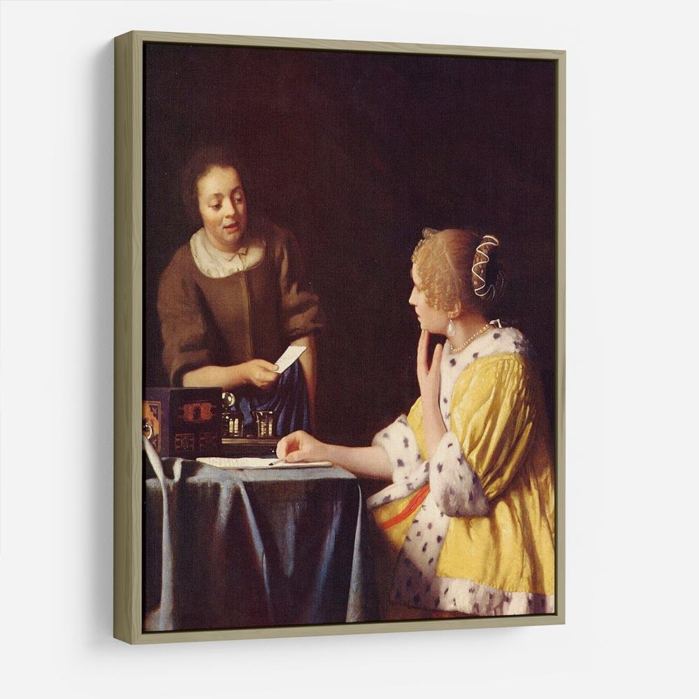 Mistress and maid by Vermeer HD Metal Print - Canvas Art Rocks - 8