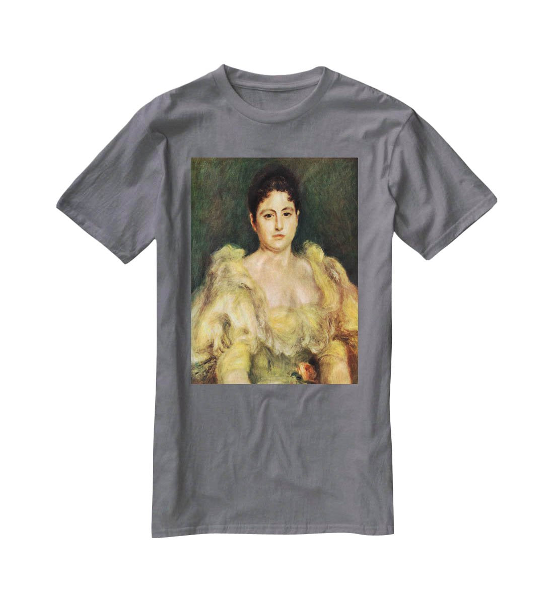 Mme Stephen Pichon by Renoir T-Shirt - Canvas Art Rocks - 3