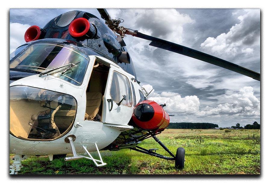 Modern light helicopter Canvas Print or Poster  - Canvas Art Rocks - 1