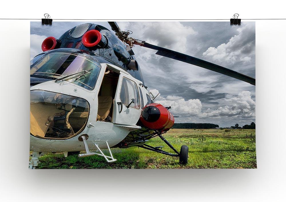 Modern light helicopter Canvas Print or Poster - Canvas Art Rocks - 2