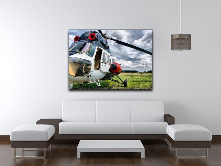 Modern light helicopter Canvas Print or Poster - Canvas Art Rocks - 4