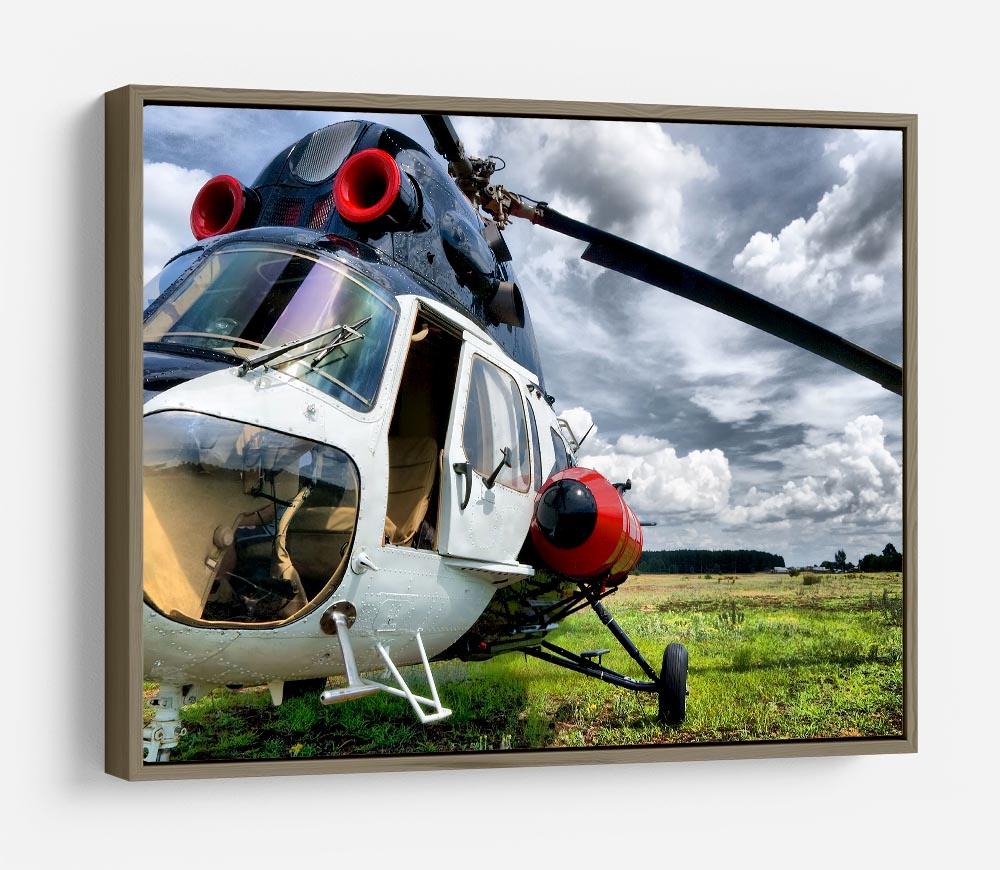 Modern light helicopter HD Metal Print