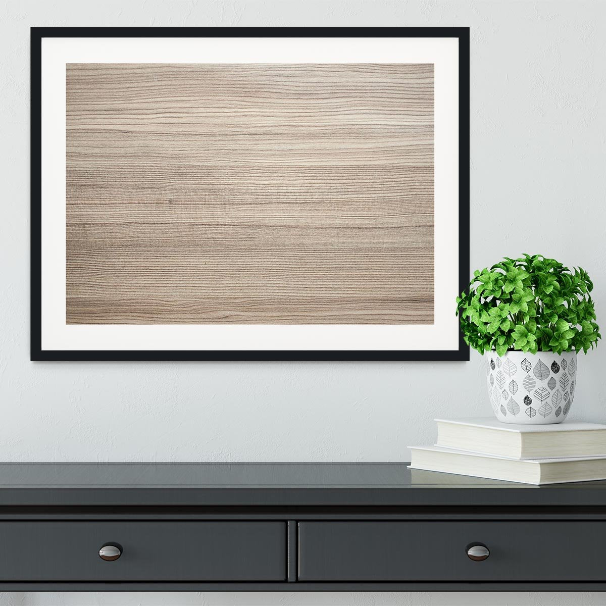 Modern wood texture Framed Print - Canvas Art Rocks - 1