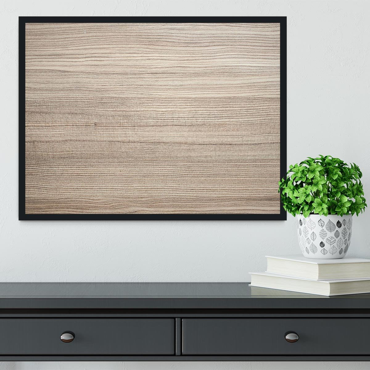 Modern wood texture Framed Print - Canvas Art Rocks - 2