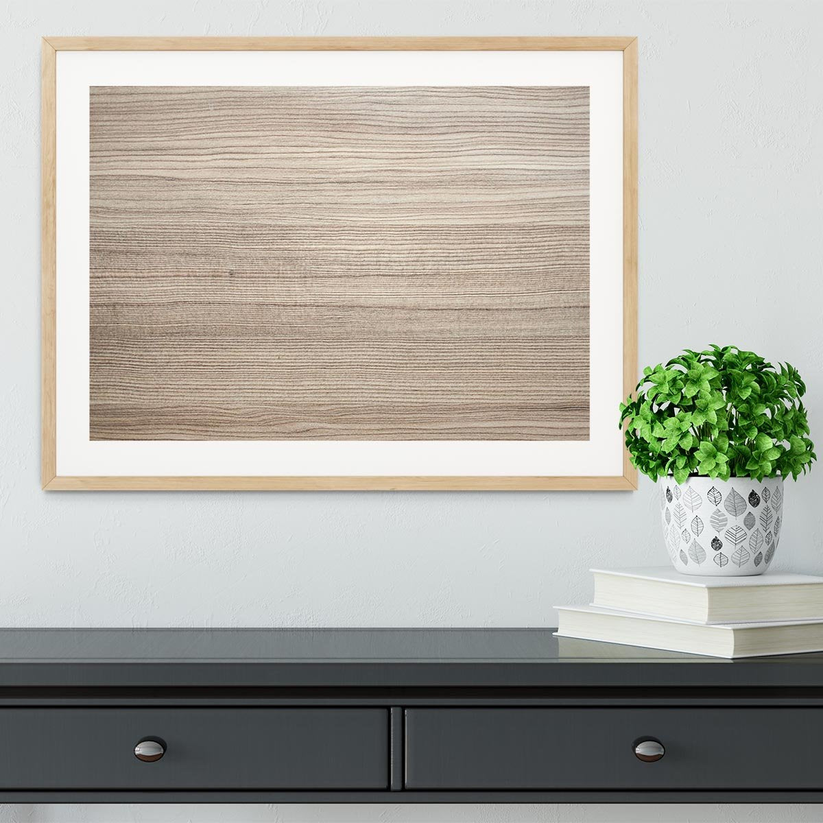 Modern wood texture Framed Print - Canvas Art Rocks - 3