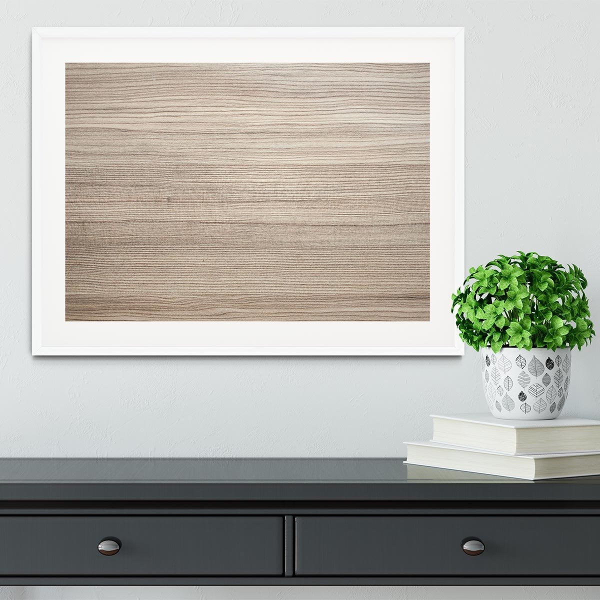 Modern wood texture Framed Print - Canvas Art Rocks - 5