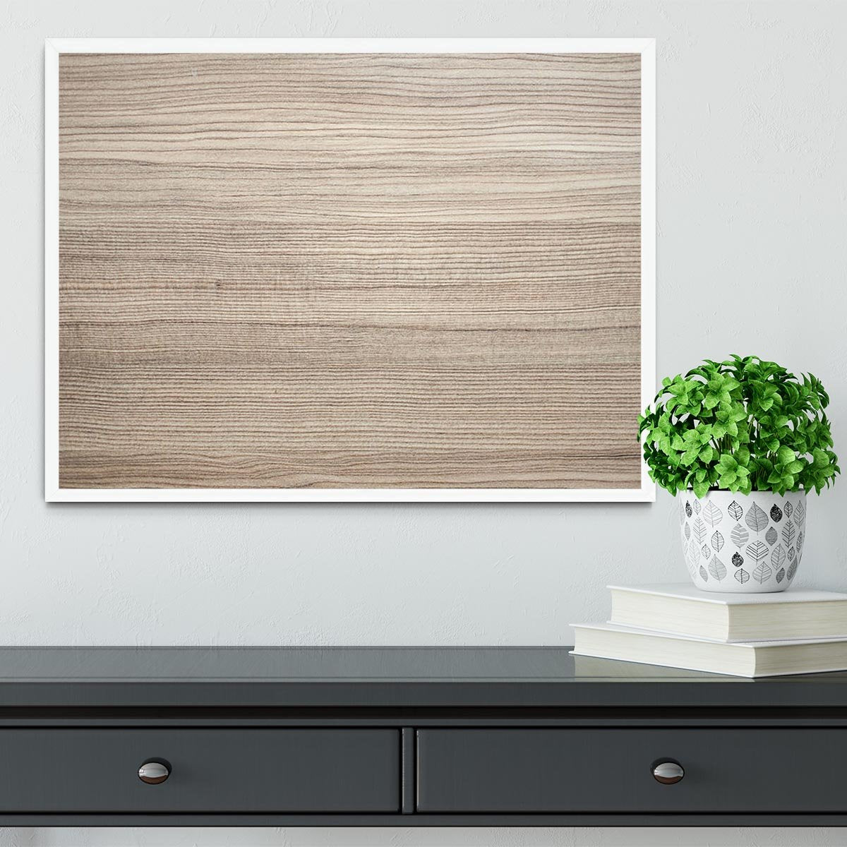 Modern wood texture Framed Print - Canvas Art Rocks -6