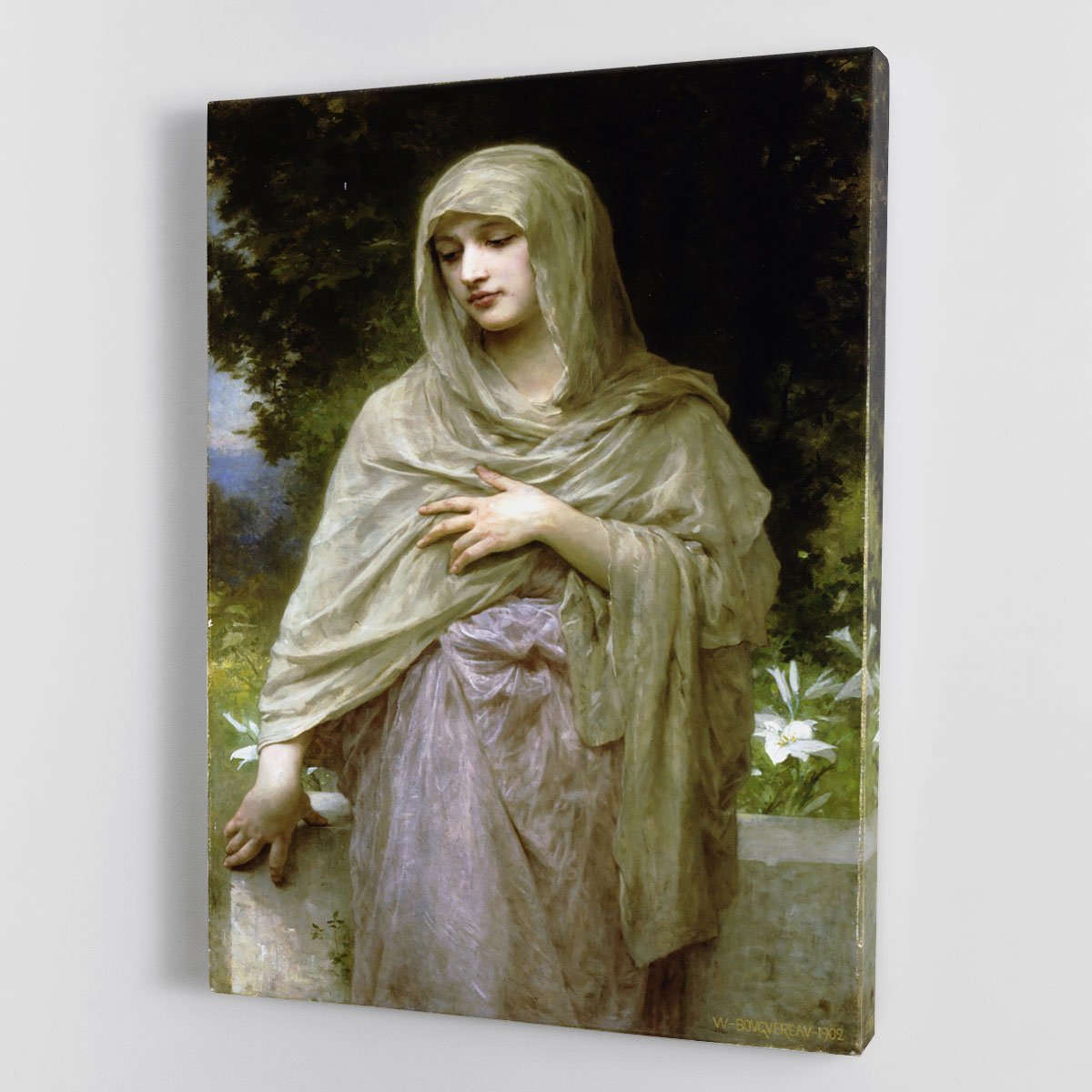 Modestie By Bouguereau Canvas Print or Poster