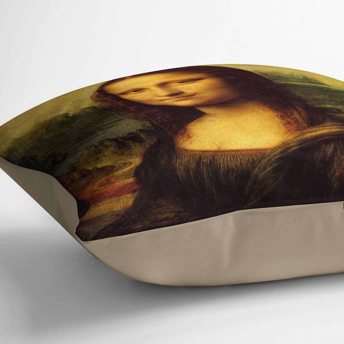 Mona Lisa by Da Vinci Throw Pillow