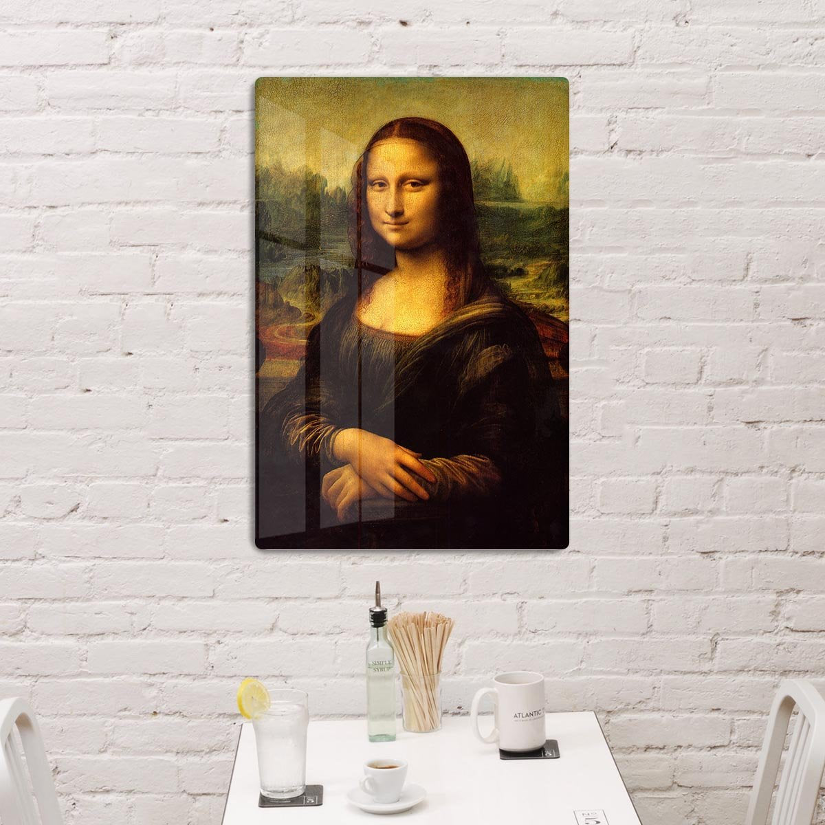 Mona Lisa by Da Vinci HD Metal Print