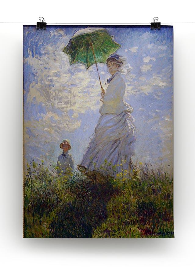 Monet Umbrella Canvas Print & Poster - Canvas Art Rocks - 2