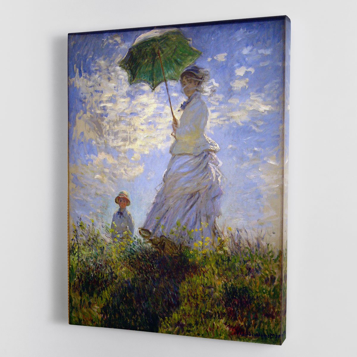 Monet Umbrella Canvas Print or Poster