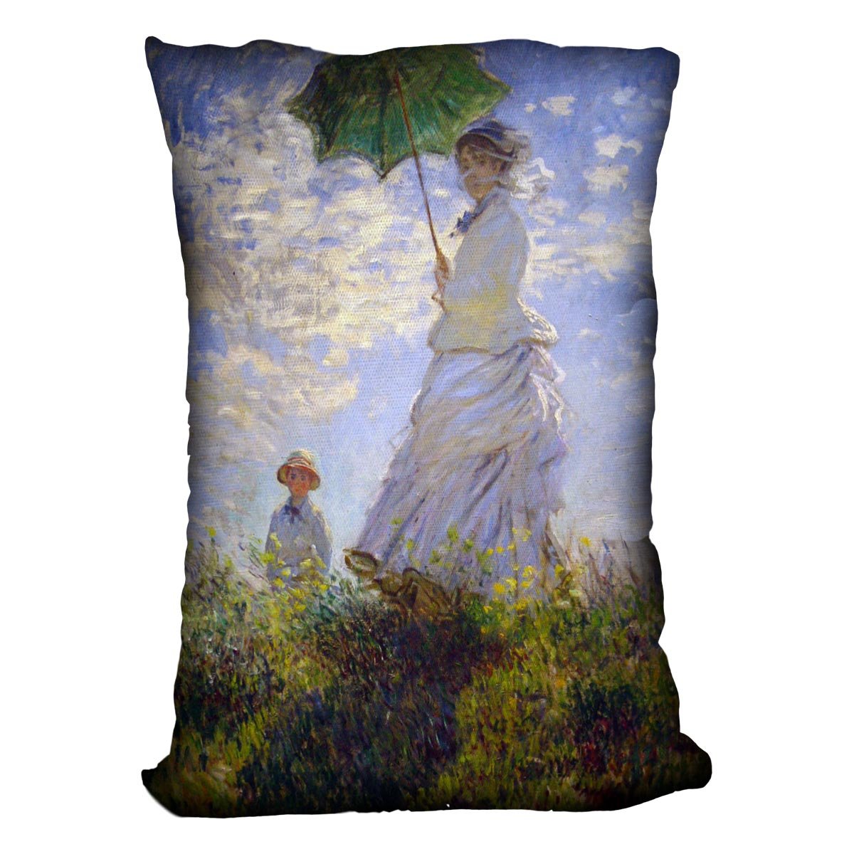 Monet Umbrella Throw Pillow
