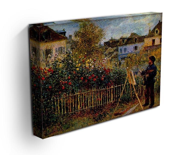Monet painting in his garden in Argenteuil Canvas Print & Poster - Canvas Art Rocks - 3