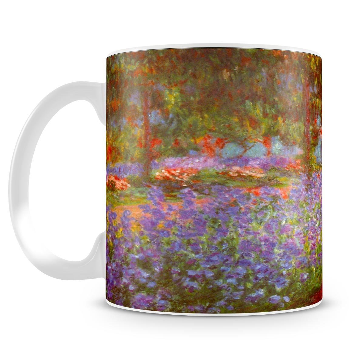 Monet's Garden by Monet Mug - Canvas Art Rocks - 4