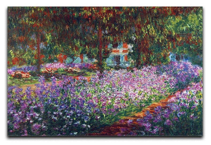 Monet's garden in Giverny by Monet Canvas Print & Poster  - Canvas Art Rocks - 1