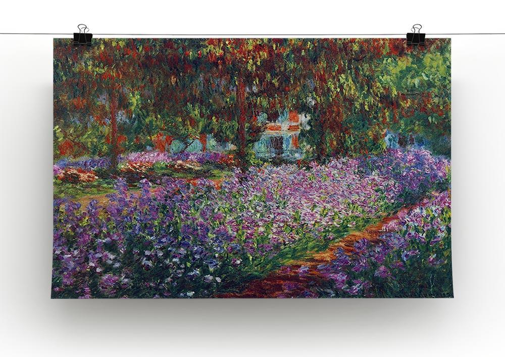 Monet's garden in Giverny by Monet Canvas Print & Poster - Canvas Art Rocks - 2
